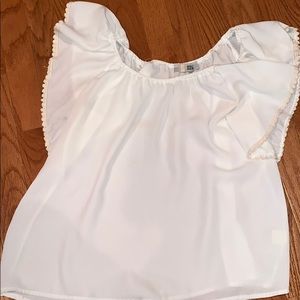 white boutique top